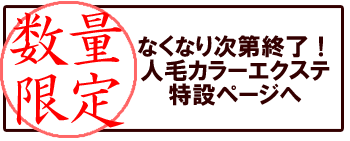 数量限定セール品のページへ