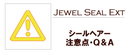 シール　エクステ注意点・Q＆Ａ